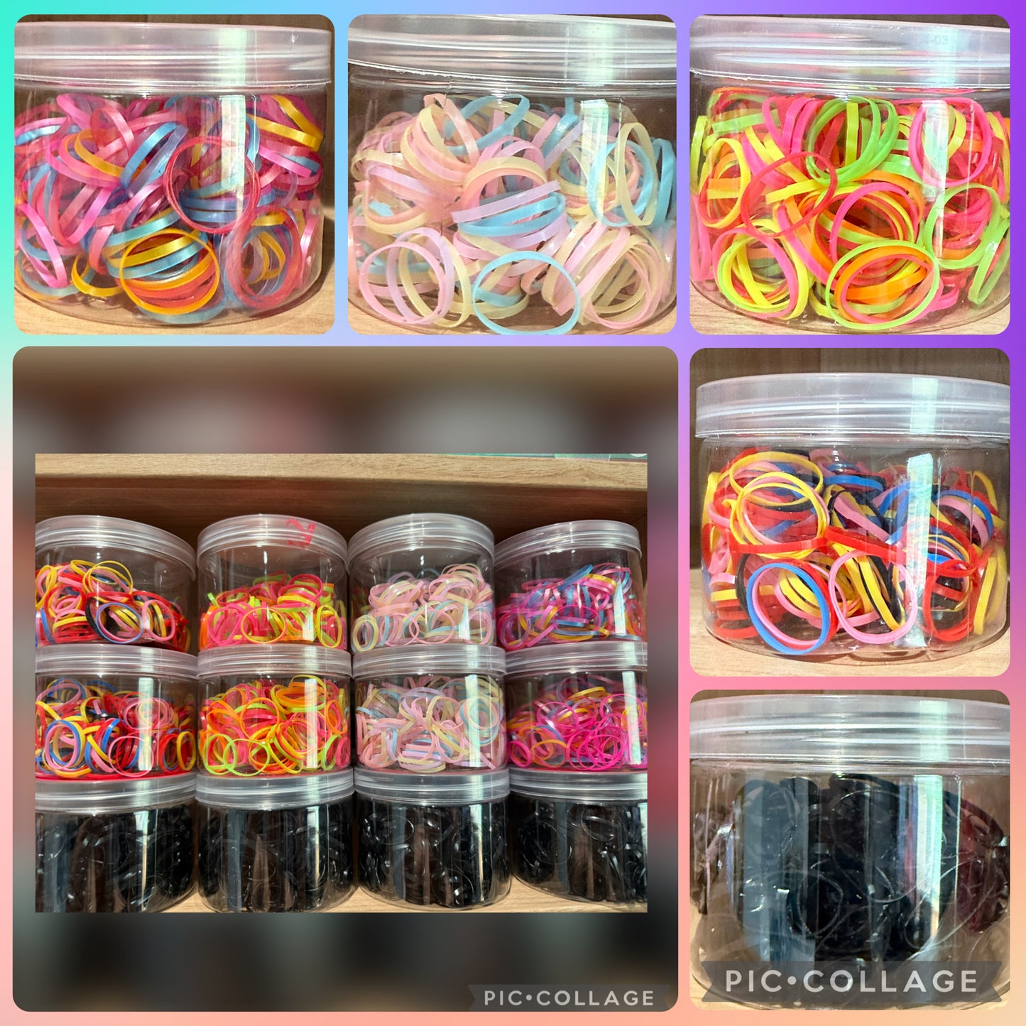 Rubber Bands for Hair Styling