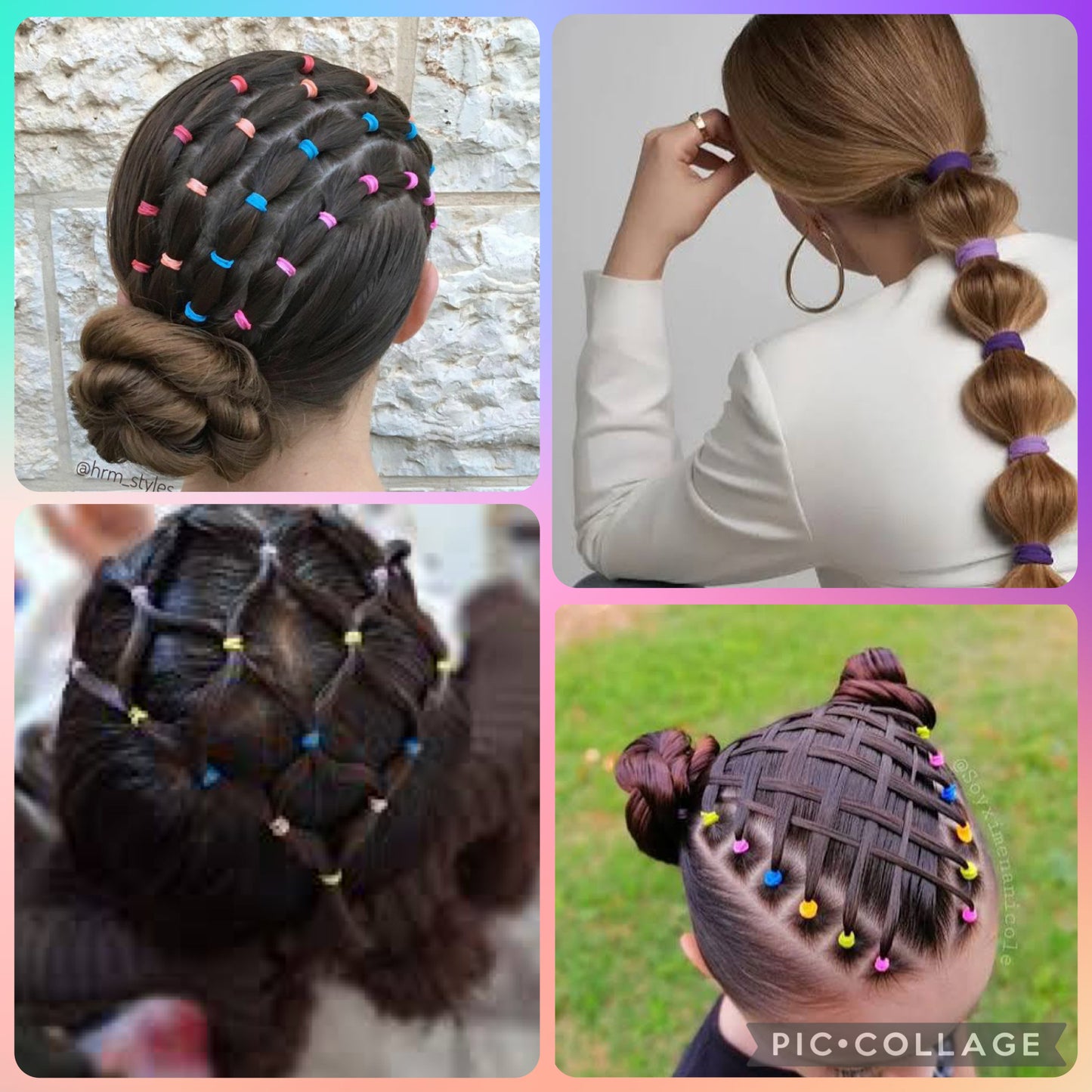 Rubber Bands for Hair Styling